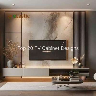 Latest Top 20 Modern TV Cabinet Designs, Trending Luxury TV Unit Design #interiordesigner #tvcabinet #tvcabinetdesign #tvunitdesign #livingroomdesign #elasticinterior