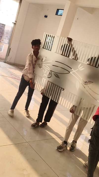 ronak ss aluminium glass fitting 
 #glaas  #GlassBalconyRailing  #GlassDoors