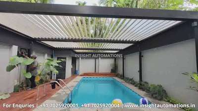 Openable Sun Louver Installation Completed at Kollam, Kerala
#insightautomations 
#louverroof
#smartroof