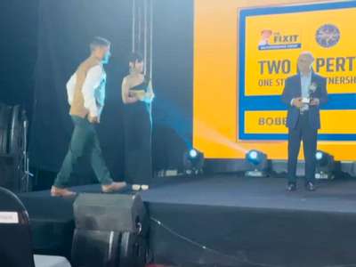 dr fixit +kbc award recvied on kbc studio goregaon mumbai fimcity 2025