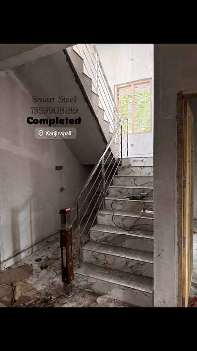 Steel handrails #steelrailing  #cristal_steel  #tigwelding  #tigwelder  #Contractor  #HouseConstruction  #constructionsite  #constructioncompany  #all_kerala  #keraladesigns  #keralahomeplans  #Kottayam  #ponkunnam  #karukachal  #kanjirappally  #mundakayam  #palai  #erattupetta