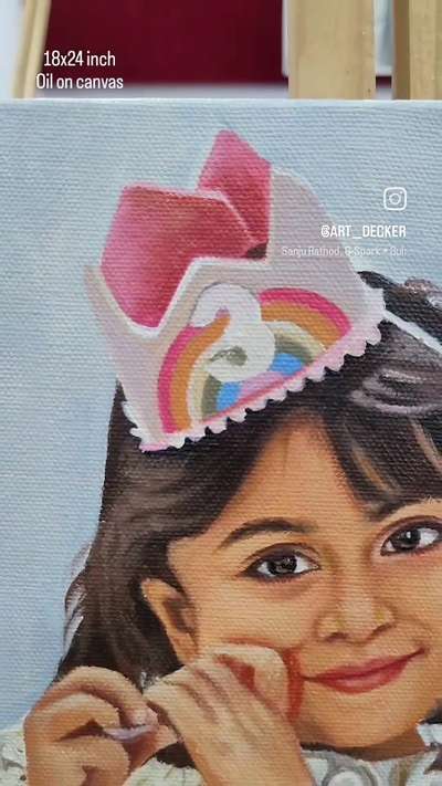 portrait Painting 
canvas painting 
dm for order #painting  #canvaspainting  #decor