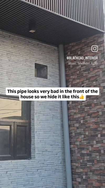 Hidden drainage pipe solution for every Home❣️

#viral #reelsinstagram #interior #pipe #hiddenpipe #hiddenobject #viralreels #viralreels #interiordesign #interiordecoration #exteriordesign #palwal