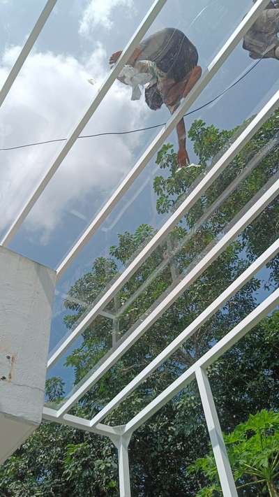 8mm polycarbon sheet work Ernakulam