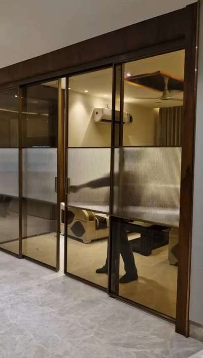 #aluminium_system  #slimprofilework   #telescopic  #Sliding  #brushgold  #finsh home  #Designs  #Call/Whatsapp