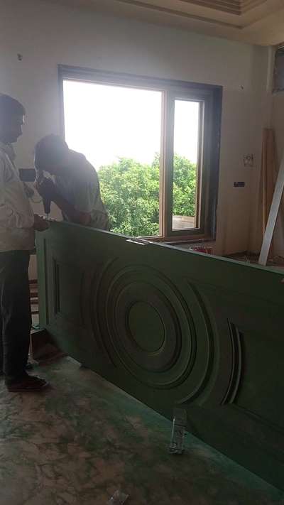 Classical Modern door in making!

 #DoorDesigns #InteriorDesigner #classical #moderndesign