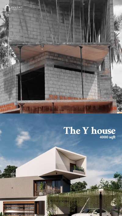 the Y house
architect:  asraya architects
structural consultant builder : invent infrastructures 
#elevation #Designs#builder#designer