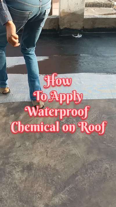 how to apply waterproof chemical on roof | roof waterproofing |polymer waterproofing | waterproof coating
#waterproofing
#waterproofingtips 
#waterproofingcoating