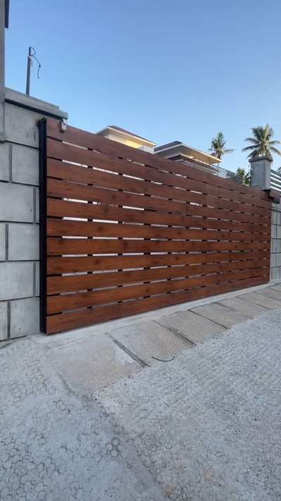 Automatic Sliding Gate 
 #architecturedesigns  #imteriordesign  #engineering   #HomeAutomation