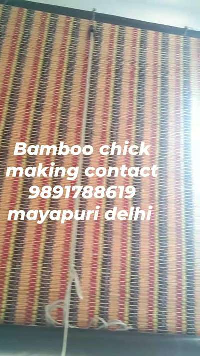 How to install #bamboo chick blinds #zebra blinds #bamboo  #rollercurtain  Blinds & cartain store mayapuri delhi 9891788619