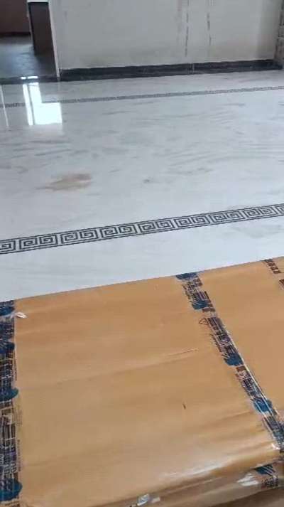Stone inlay flooring handicraft