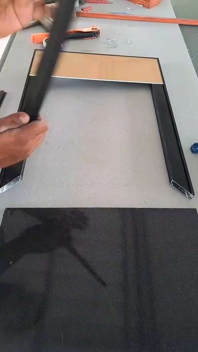 Glaas profile door me partition #interior444 #vairalvideo #interior #furniture #interiordesign