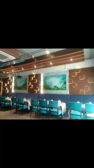 Restaurant interior work
#InteriorDesigner