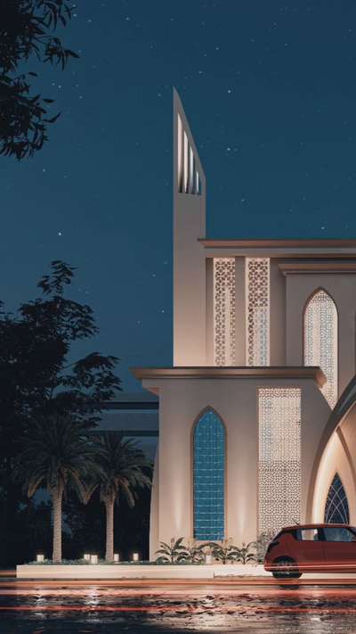 Modern Mosque minar concept of allah#keralaarchitects #keralaarchitecture #interiordesinging #beautifullhouses #customisedinteriorwork #moderninterior #homeinteror #instahome #architeturephotography #archi #interiordesign #art #desing #homedesigns #apartments #interiordesign #kerala #banglore #bedroom #bedroominterior #lumion #architecture #bedroomdecor #bedroomdesign #lumion11