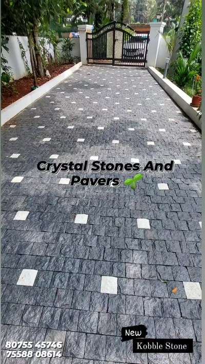 #kobblestone #Landscape #LandscapeGarden #LandscapeIdeas #naturalstone #pavingtiles #interlock #Landscape