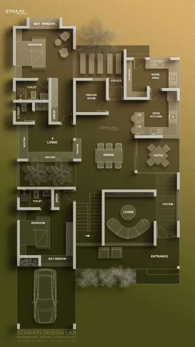 💫 Finally… Your Dream Plan is Here 🏡
From a serene prayer room to a modern open kitchen, a spacious living to a patio made for memories , every corner is crafted with comfort & elegance.

✨ Can you see yourself living here?

👉 Save this for your future home journey
👉 Share it with the one you’d build it with
✨ Follow @sthaayi_design_lab for more inspiring designs

#SthaayiDesignLab #KeralaArchitectures #DreamHomeDesign #LuxuryHomes #HousePlans #KeralaHomes #FutureHome #HomeGoals #ModernArchitecture #2172