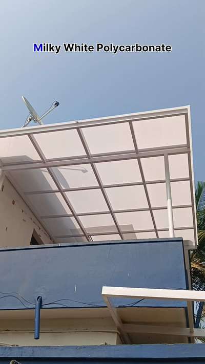 #polycarbonate #RoofingIdeas #Milkywhite