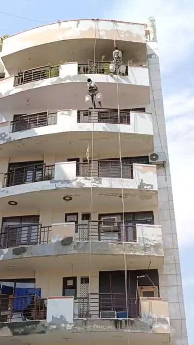 Exterior Wall plaster repairs of Society