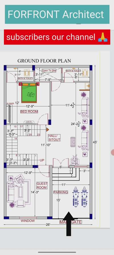 अपने घर का नक्शा हमसे बनवाये
 #houseplan FORFRONT Architect House plan 📞💞

+919983288911
Call/WhatsApp
.
.
FORFRONT _House_Plan support my our 🙏👇🏻follow me

https://www.instagram.com/invites/contact/?i=1te8h7uykti7&utm_content=pzixz1n

🔔Turn on post and story notification for modern design

#architecturalengineering #architecture #construction #interiordesign #decoration #interiorarchitecture 
#trending #premdhillon #sidhumoosewala #3D #3dsmax #3dsmaxDesign #3dsmaxrender #3Dmeodeling #3Ddesign #3DRender #3DHouse #3Dplan #3Dsmax #3ds #revit #3dsrender #Vray #vrayrender#Revit #iray#metalray#3 Delevation #eleva tion#frontelevation_architecturea