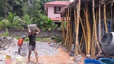 site @ kozhancheri #FlatRoof #Contractor #Contractor