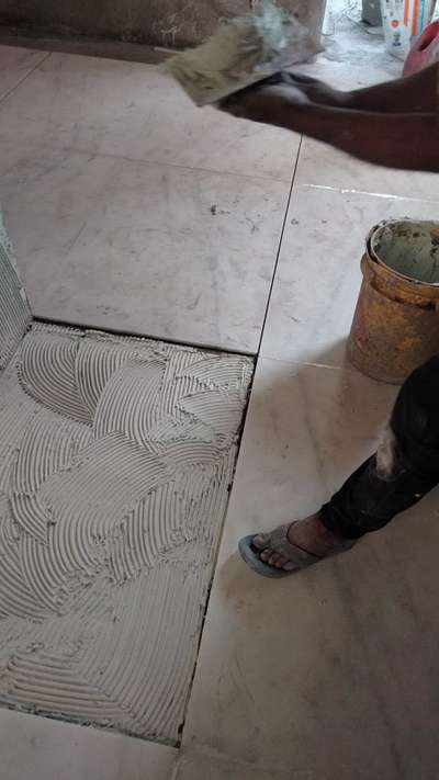 marble flooring installation