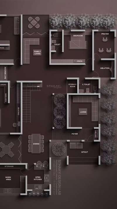 At Sthaayi Design Lab, every home is a symphony of elegance, purpose, and innovation.
We believe that a truly luxurious space is not just defined by its materials or aesthetics — but by how it feels to live within it. This bespoke 3BHK residence is a harmonious orchestration of space, light, and intention, designed to inspire comfort, reflection, and connection.