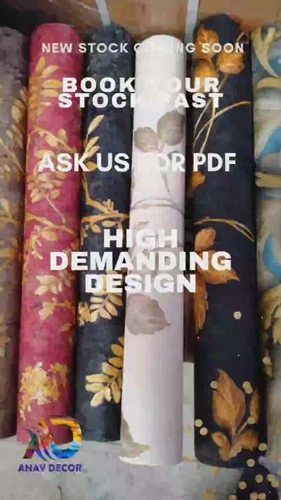 it's coming end of December 2021 & Jan first week so book fast your quantity & ask me process & pdf.

anaydecor