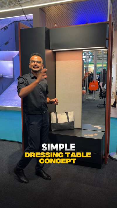 Looking for a sleek, space-saving solution for your bedroom? Check out this “Simple yet Functional” dressing table design! 

This minimalist dressing table concept comes with a built-in shoe rack, overhead cabinets, and bottom storage—all while keeping a slim profile with a stunning full-length mirror.

This compact unit is a powerhouse of storage, featuring:
• Full-length Mirror for that perfect head-to-toe look.
• Integrated Shoe Rack on the side for easy access.
• Overhead & Bottom Storage to keep all your essentials organized and clutter-free.

#dressingtabledesign #interiordesign #spacesaving #fayizroomy #dressingtablewithstorage