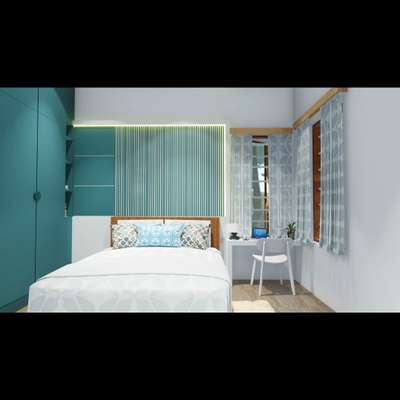 #MasterBedroom #InteriorDesigner #KingsizeBedroom #ModernBedMaking #modularwardrobe #beautifulhomes #bluebeauty