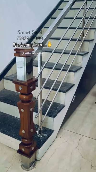 Steel handrail  #KeralaStyleHouse  #keralahomeplans  #keralahomedesignz  #CivilEngineer  #engineers  #raj_bullding_constr   #Contractor  #Weldingwork  #tigwelding  #fabrication_work  #fabricators  #InteriorDesigner   #interiordesignkerala   #Kottayam