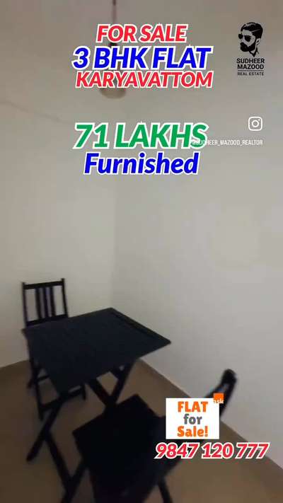 FORSALE APARTMENT AT KARYAVATTOM
