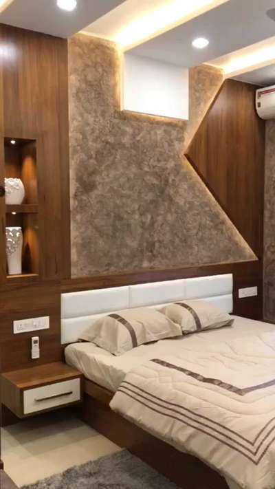 Luxury bedroom interior
for Consultancy call on 8527267005
 #MasterBedroom #KingsizeBedroom #BedroomDecor #BedroomDesigns #BedroomIdeas #WoodenBeds #bedrooms #bedroomlights #bedroomfurniture