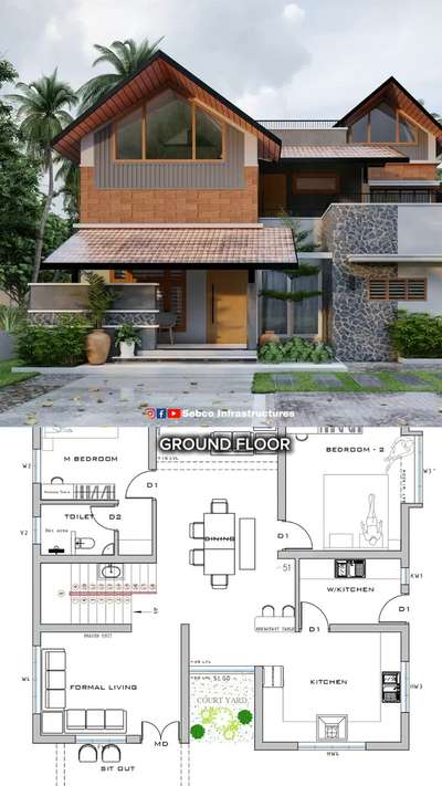 വീടും പ്ലാനും 🏡💕