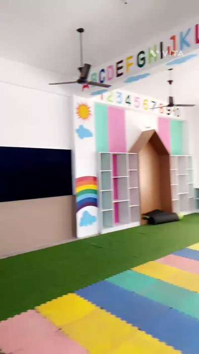 #InteriorDesigner  #KidsRoom  #Architectural&Interior  #playwithcolours  #playschool  #Designs  #kidsroominterior  #planandelevations