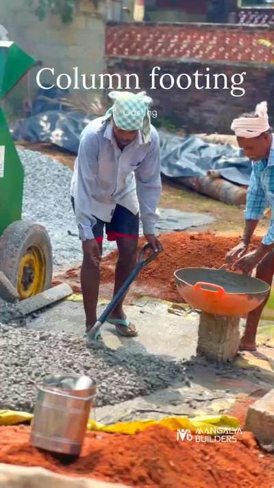#Column #footing #casting today.