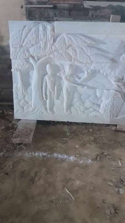 3d carving Jain Muni je for temple