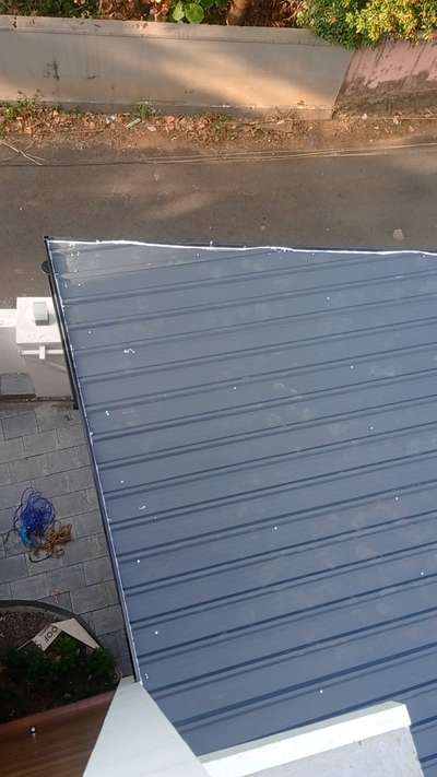 #roof work #kerala roofing #sheet work#car porch