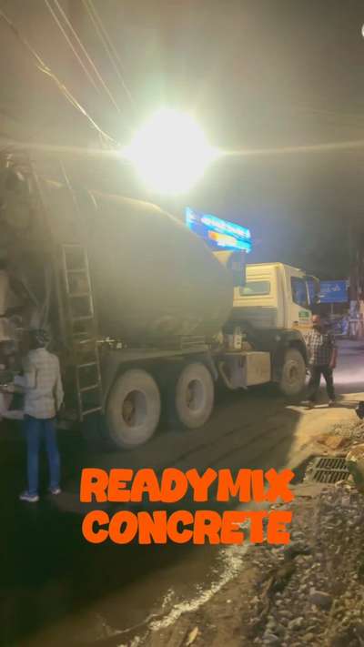 Concrete day At Edapazhanji site 🏗️.... 
 
Using High Quality Readymix Concrete (RMC) . This modern techniques Ensures superior strength, perfect consistency, and a faster cleaner building process for your structure.. Level up your construction with us 😊..