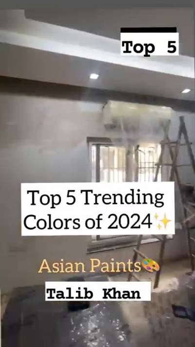 top 5  trending colors 2024 Asian paint