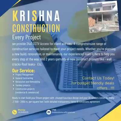 Ready to move house fully furnished luxurious home for construction your dream home:- more info inbox please