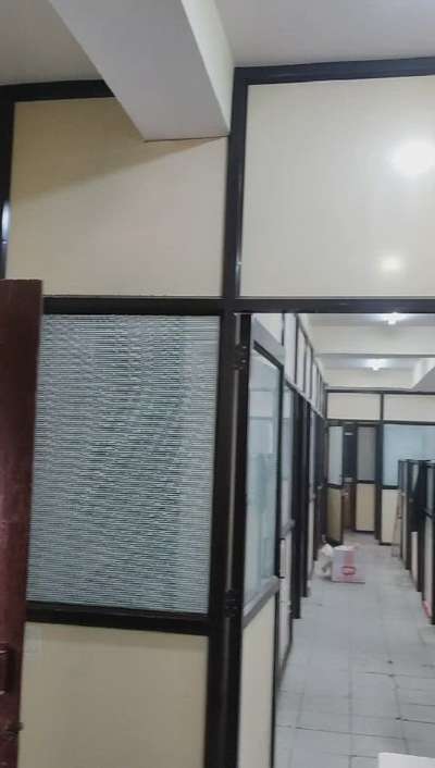 aluminium partition and cabin work.