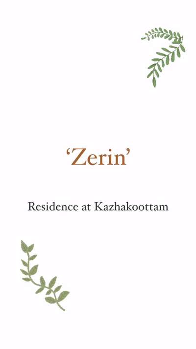 Some shots of the interior of our recently completed project ‘Zerin’ at Kazhakoottam. The 2200 sqft 4 bedroom residence was completed with a budget of 50 lakhs including modular kitchen and Interiors