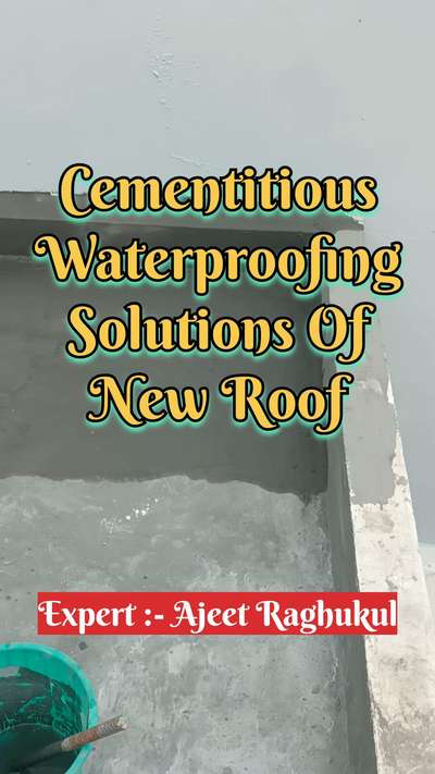 cementitious waterproofing solutions for new roof | नये छत के लिए सीमेंटयुक्त जलरोधक समाधान
#waterproofing
#cementitiouswaterproofing 
#waterleakagesolutions 
#waterproofingservices 
#waterproofingexperts 
#waterproofingtreatmentroof 
#waterproofingcoating
#waterproofingtechnology 
#waterproofingspecialist 
#waterproofingwork