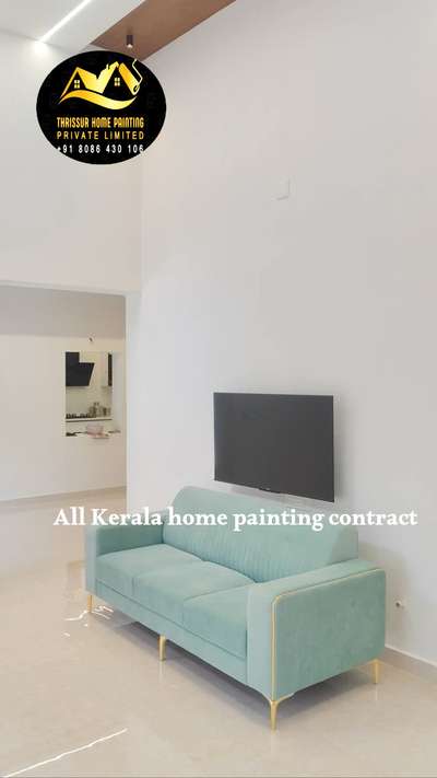 interior work  thrissur  #wallpaiting  #homepainting
