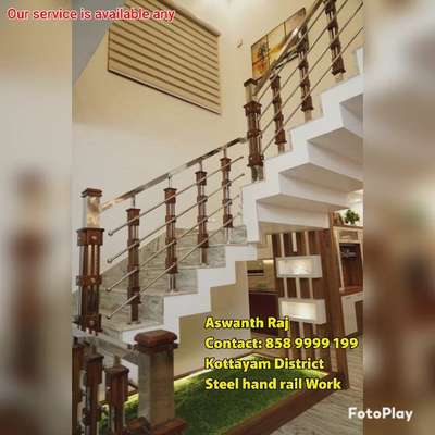 #. Starting 850 
#steel hand rail Work 
#Kottayam pala #Eattumanoor'#Uzhavoor #Kuravilangad #Paika 
#Ramapuram #Ponkunnam #Kanjirappally #mundakkayam #ayarkunnam