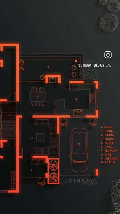 Beautiful Kerala Budget Home Plan 🏡 2BHK | SINGLE STORY | 
Design: @sthaayi_design_lab 

Ground Floor 
● Sitout 
● Living 
● Dining 
● Patio
● Foyer
● 1Bedroom attached with Dressing 
● 2nd Bedroom attached 
● Kitchen 
● Verandah 
● Porch
.
.
.
#sthaayi_design_lab #sthaayi 
#floorplan | #architecture | #architecturaldesign | #housedesign | #buildingdesign | #designhouse | #designerhouse | #interiordesign | #construction | #newconstruction | #civilengineering | #realestate