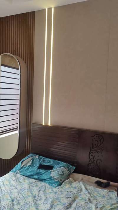 Bedroom Wall Design 
 #InteriorDesigner  #Architectural&Interior #BedroomDecor #WallDecors
