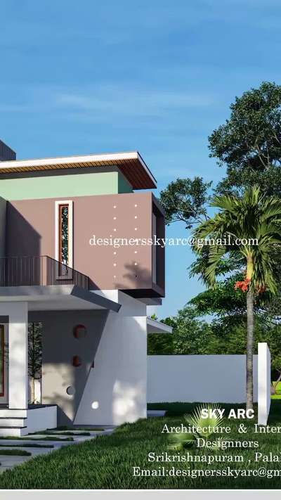 1700 sqft യിൽ ഡിസൈൻ ചെയ്ത ഒരു 3 BHK ഹോം