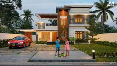 New Home Design for Mr Sunil and fam🥰 
Area 1470 sqft 
3 BHK