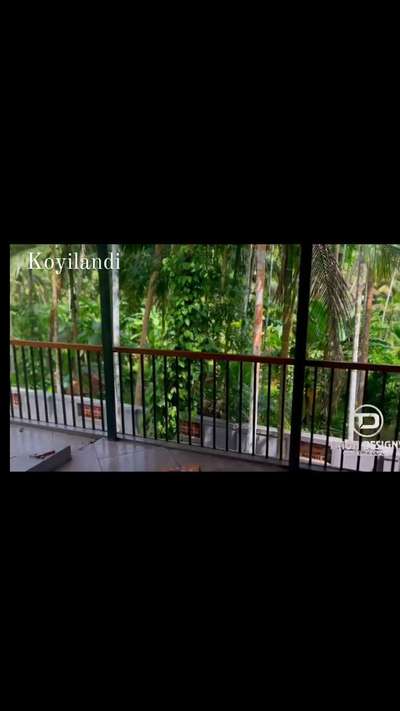 Metal handrail work #StaircaseHandRail  #BalconyDecors  #balconyhandrails  #WoodenBalcony  #metalhandrails  #courtyards  #BalconyGarden